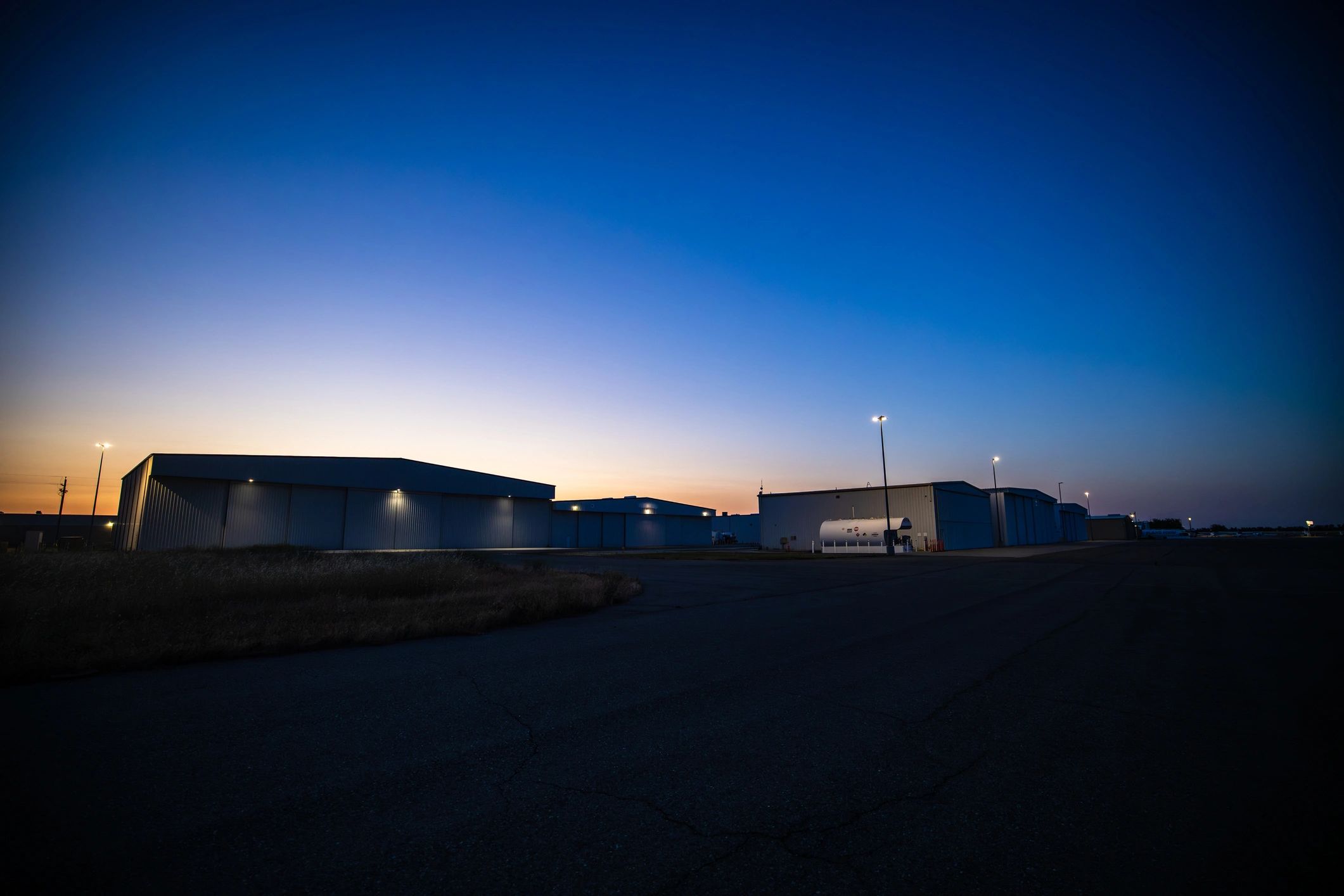 Industrial facility roof and building envelope in the Lower Mainland, BC (hangar-style facility)